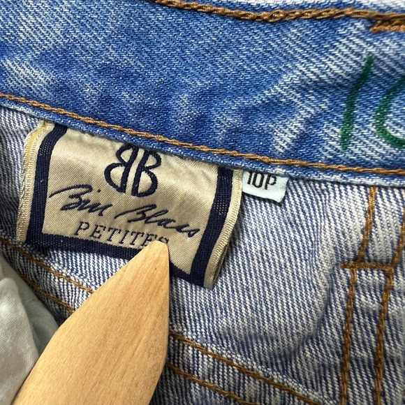 90s Bill Blass Mom Jeans Petite High Waist Vintage Denim‎ Size 10P - Picture 6 of 10